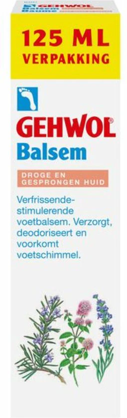 Gehwol Voetbalsem voor de droge en gesprongen huid - 125ml - Verpakking beschadigd