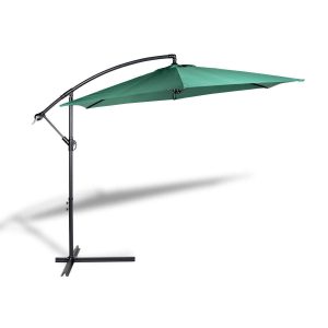 Hangende Parasol met Hoes – Donkergroen